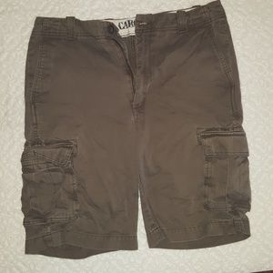 Men's cargo shorts. Sz 34. Gray.